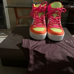 Neon Colored Gucci Shoes